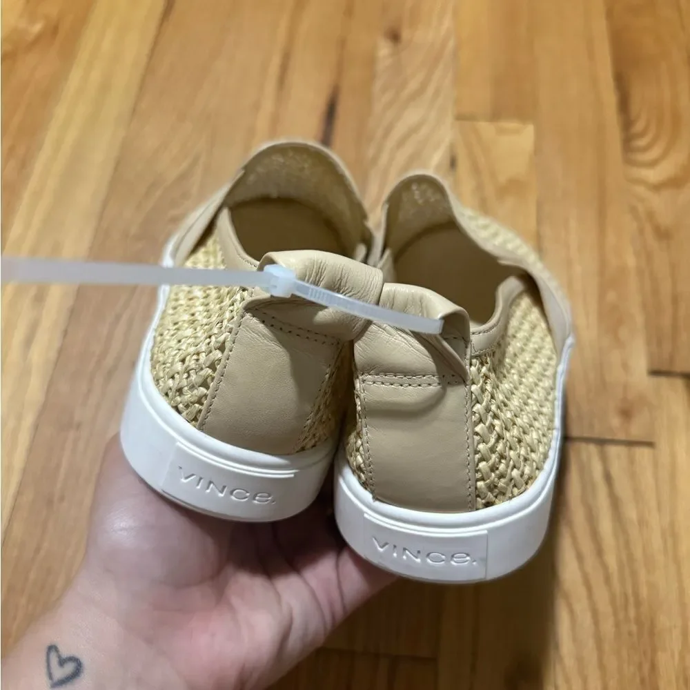 Vince | Blair Raffia Slip On Sneakers